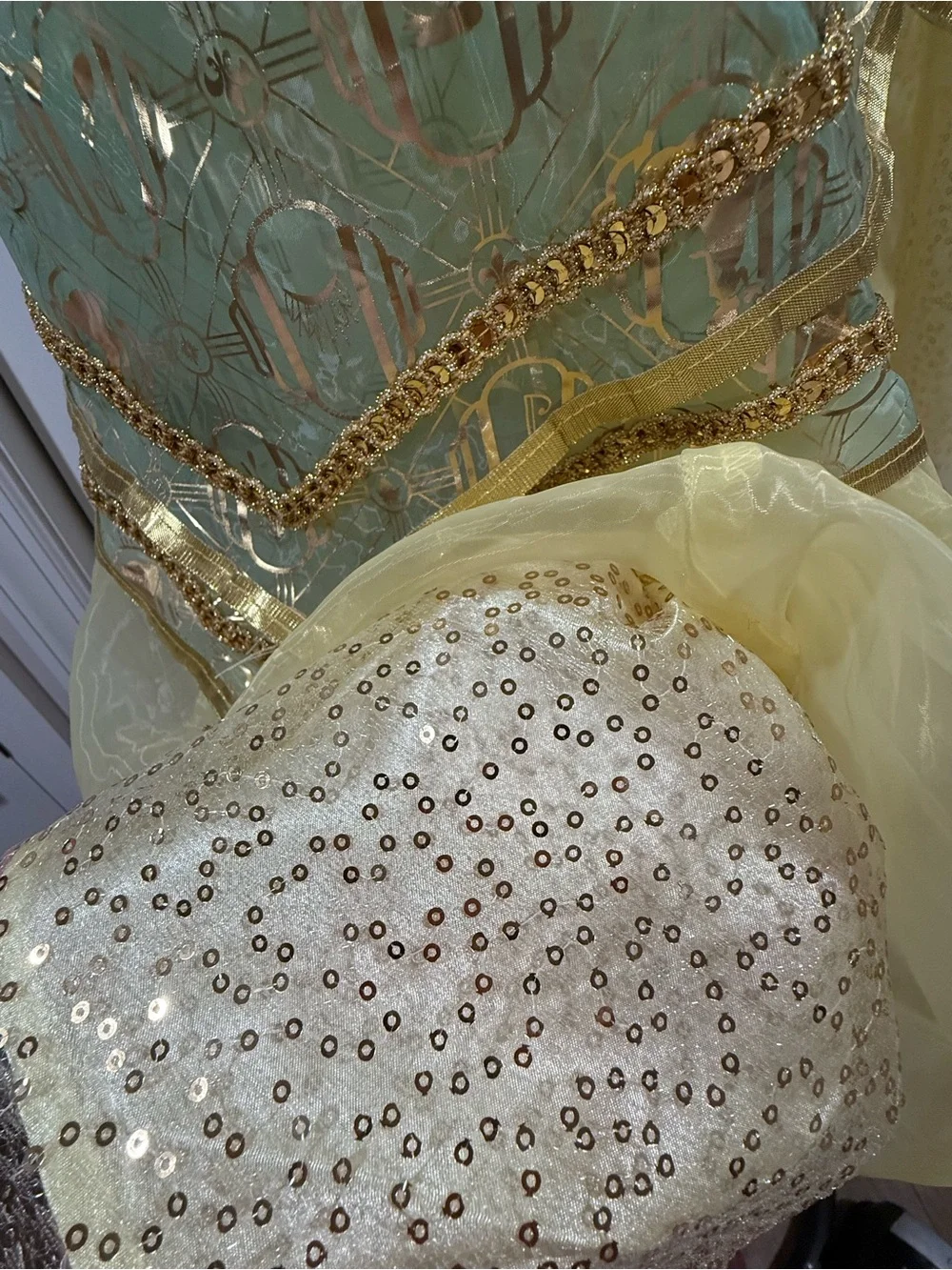 Disney Authentic Bippidi Bobbidi Boutique Deluxe Tiana Dress
